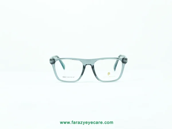 David Beckham Transparent Grey Eyeglasses